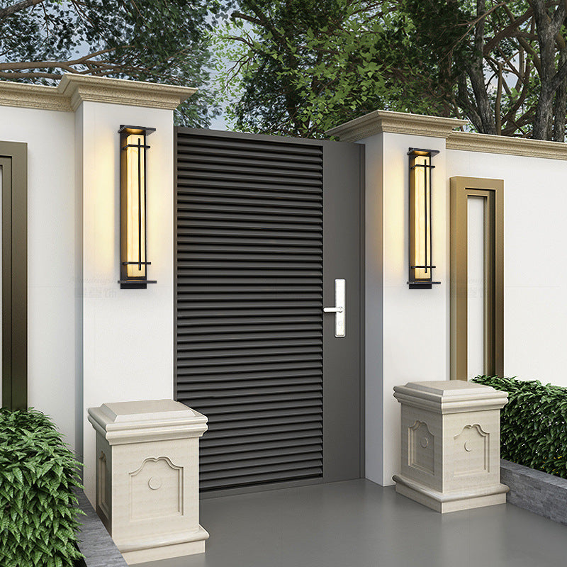 Square Strip Outdoor Wall Lamp