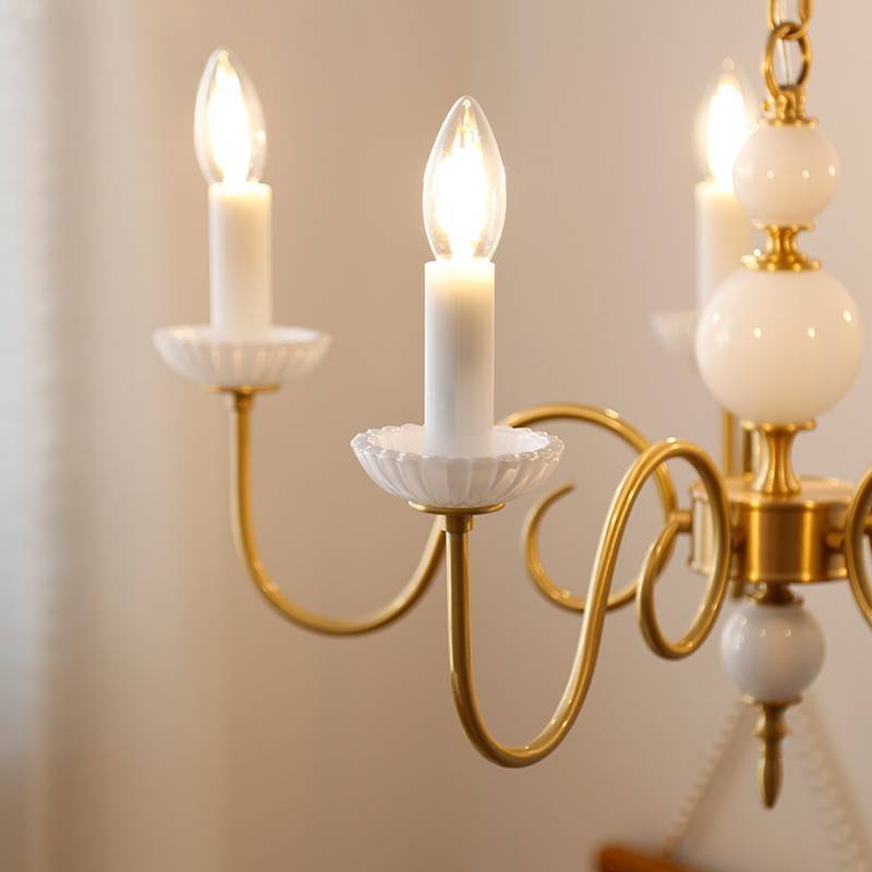 Vintage Brass Chandelier