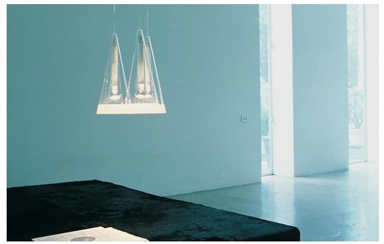 Conical Glass Pendant Light