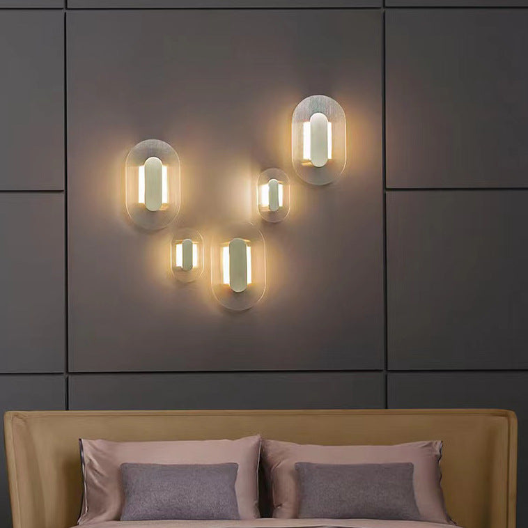Glass Button Wall Lamp