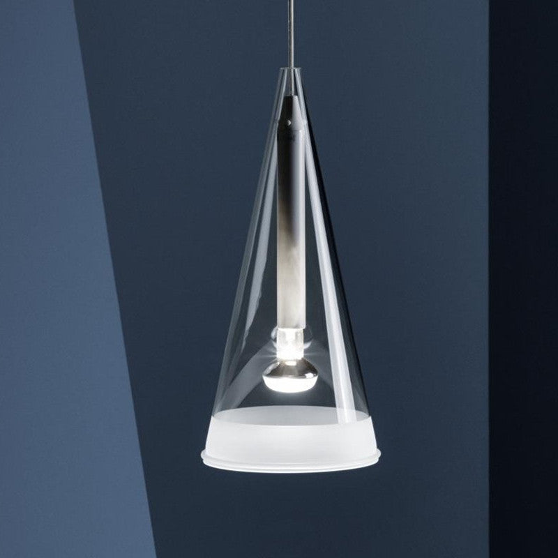Conical Glass Pendant Light