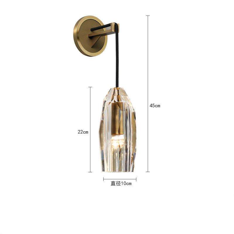 Irregular Crystal Wall Lamp