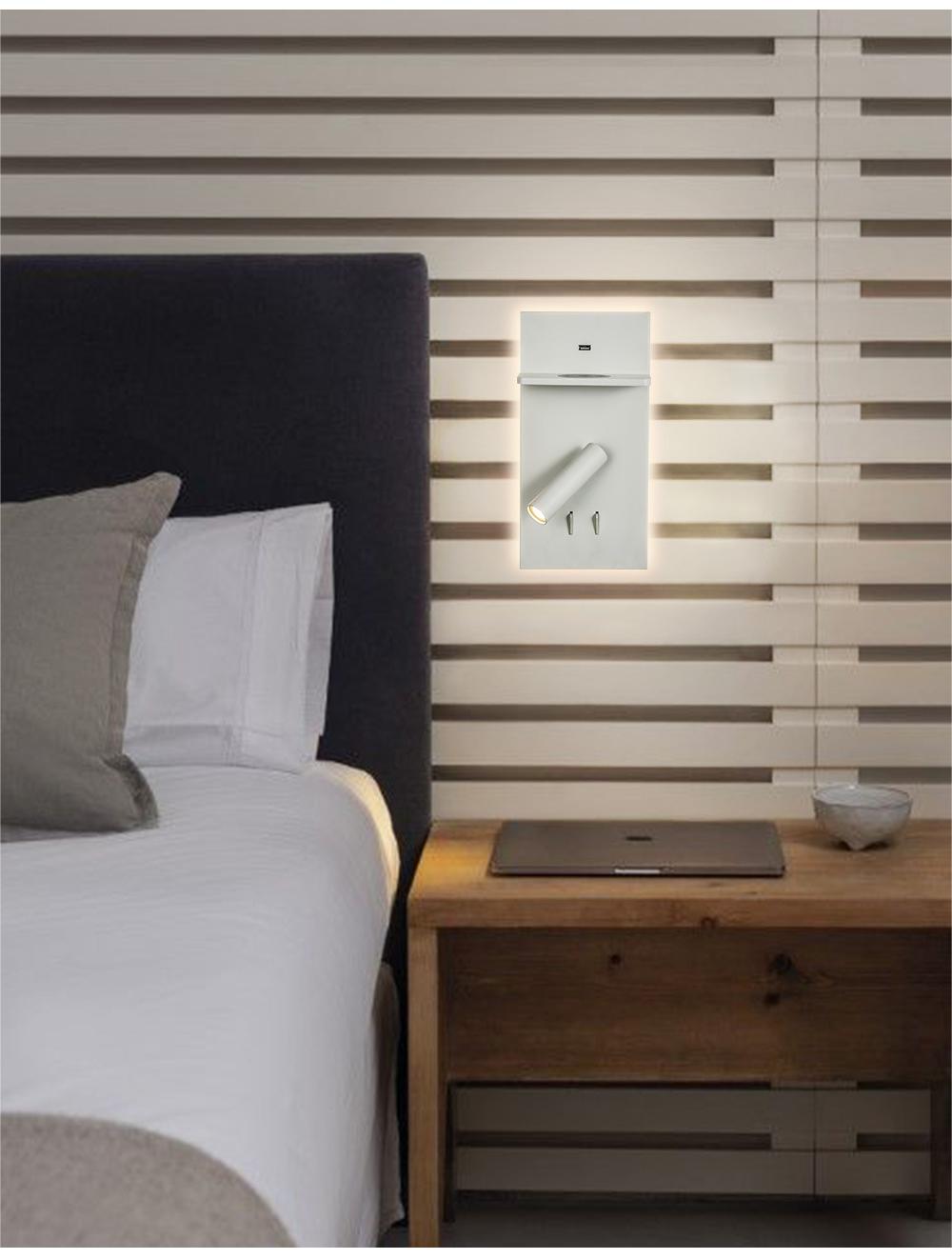 Multi-Functional USB Wireless Wall Lamp