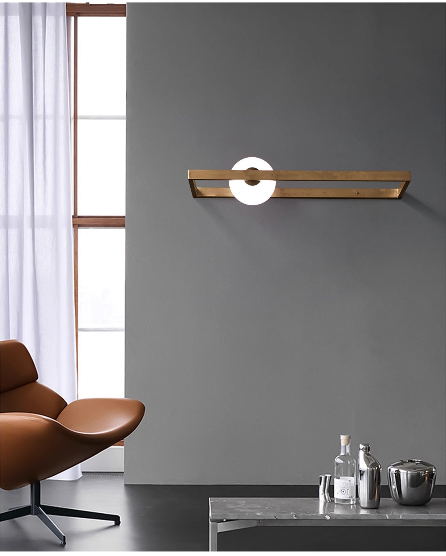 Special Mondrian Glass Wall Lamp