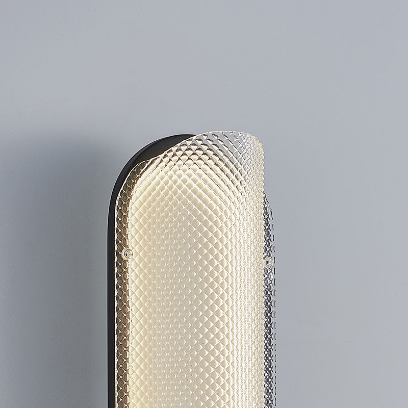 Clear Crystal Valve Wall Lamp