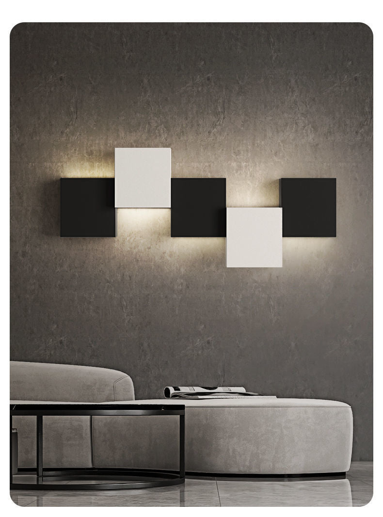 Black And White Piano Key Wall Lamp