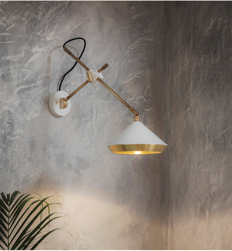Bamboo Hat Wall Lamp
