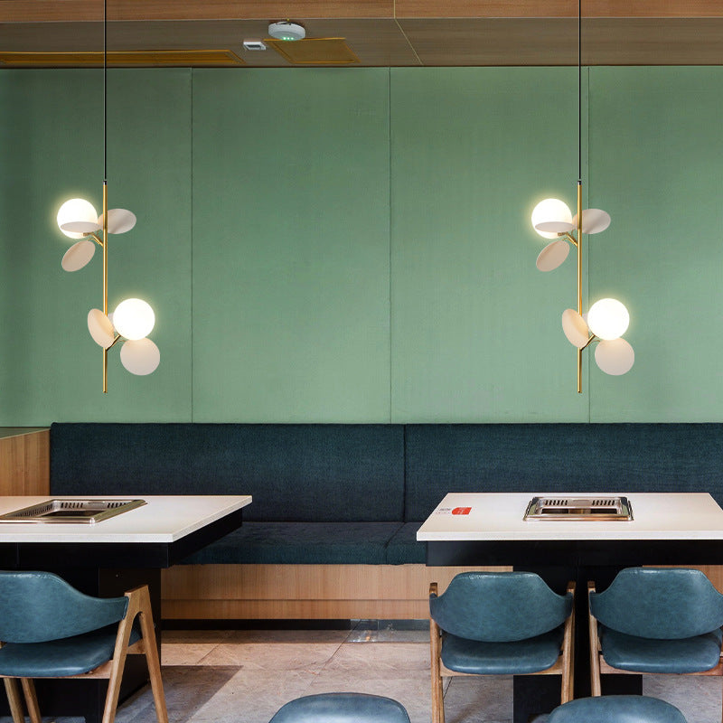 Three Leaf Flower Pendant Light