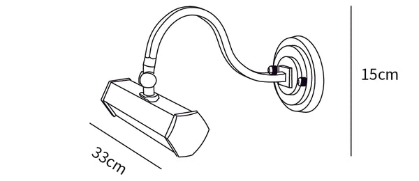 Vintage Pacific Wall Lamp