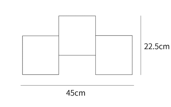 Black And White Piano Key Wall Lamp