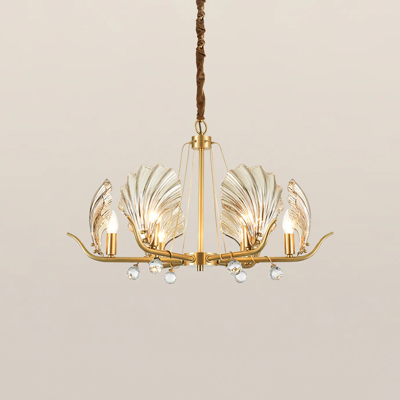 Crystal Shell Chandelier