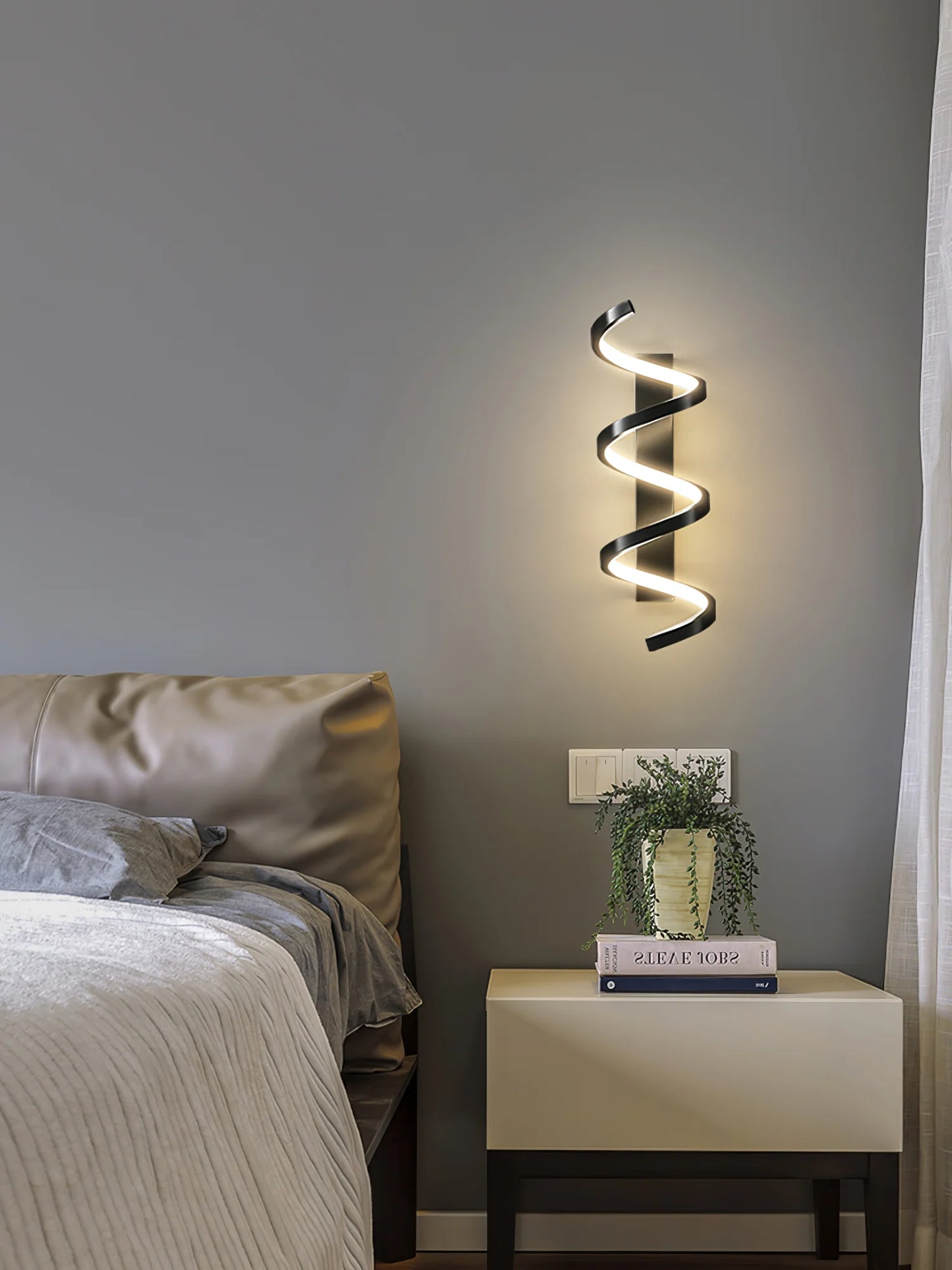 DNA Spiral Wall Lamp