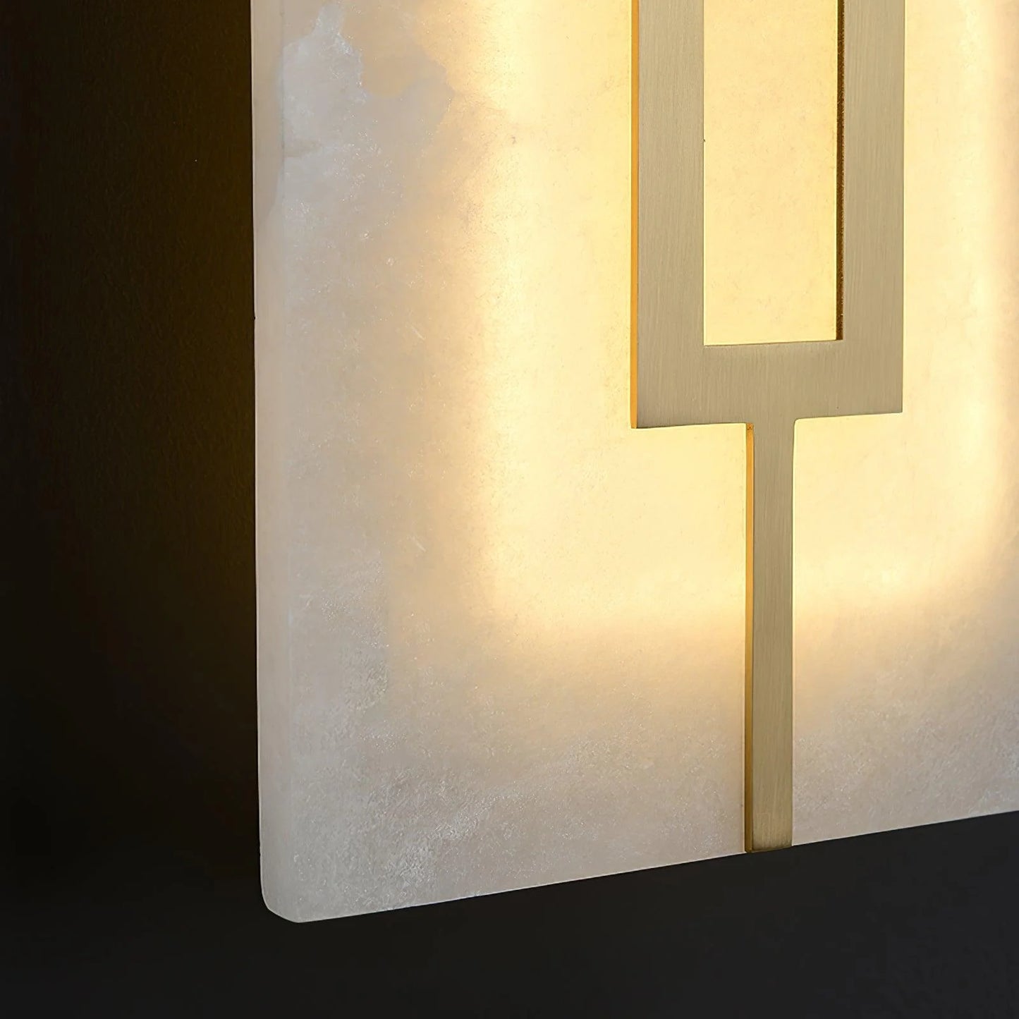 Square Marble Wall Lamp