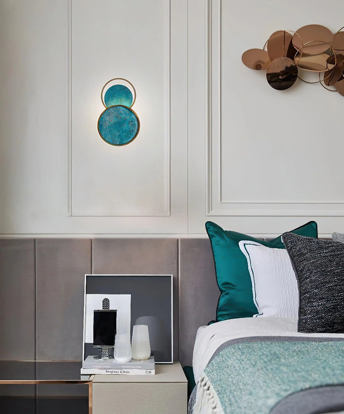 Seawater Quicksand Blue Wall Lamp
