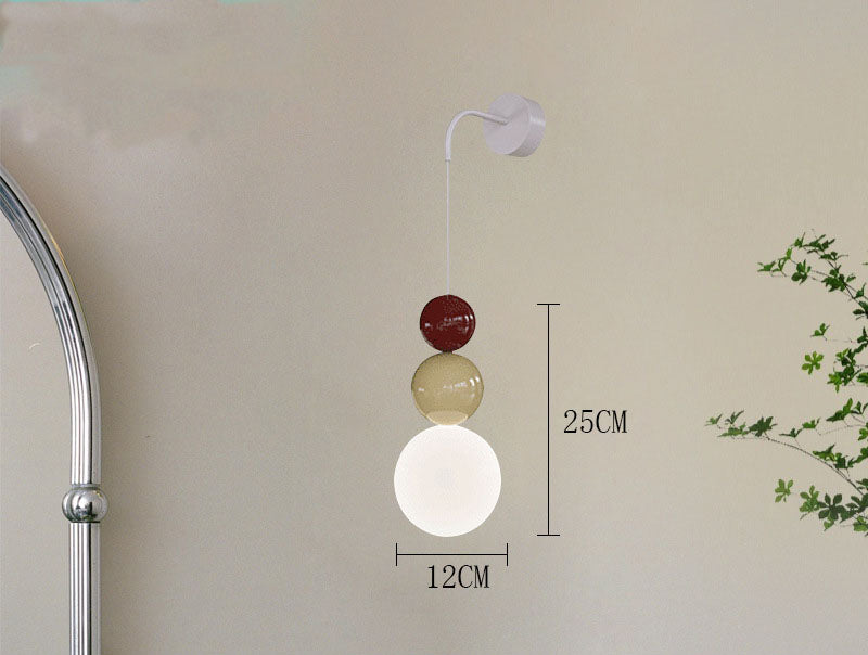 Keli Tricolor Ball Wall Lamp