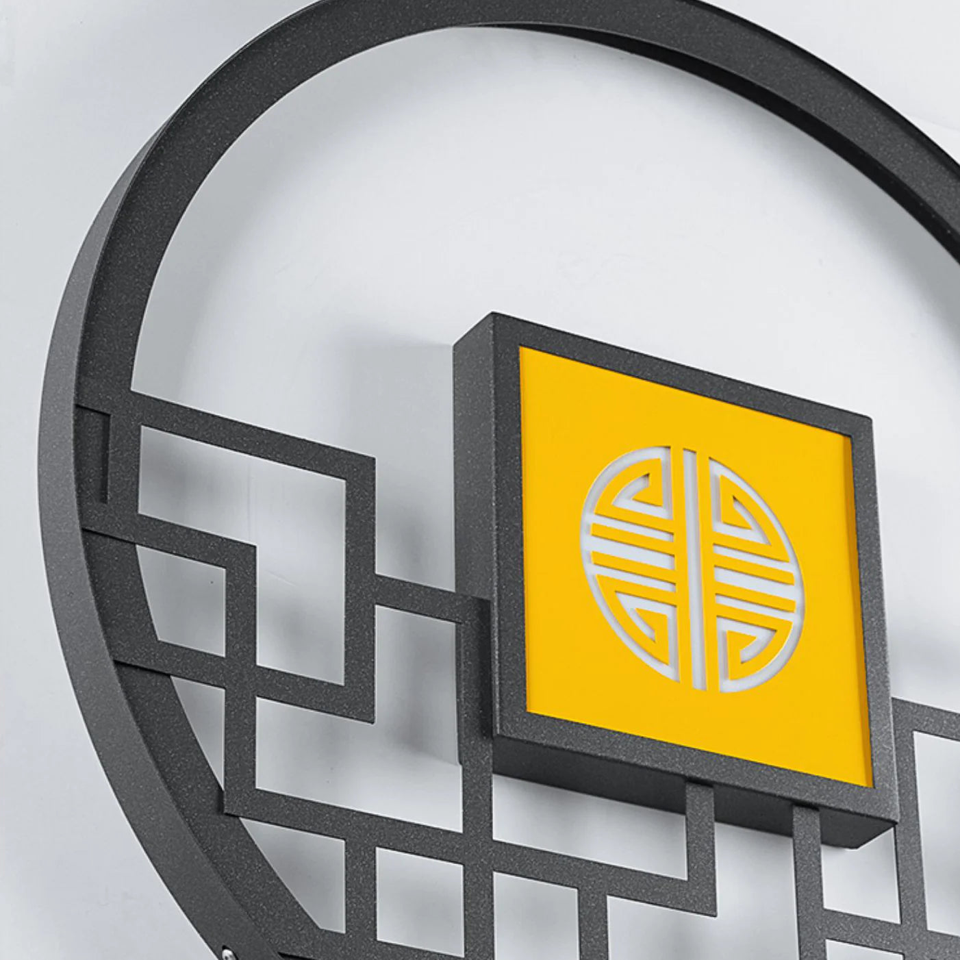 Round Garden Wall Lamp