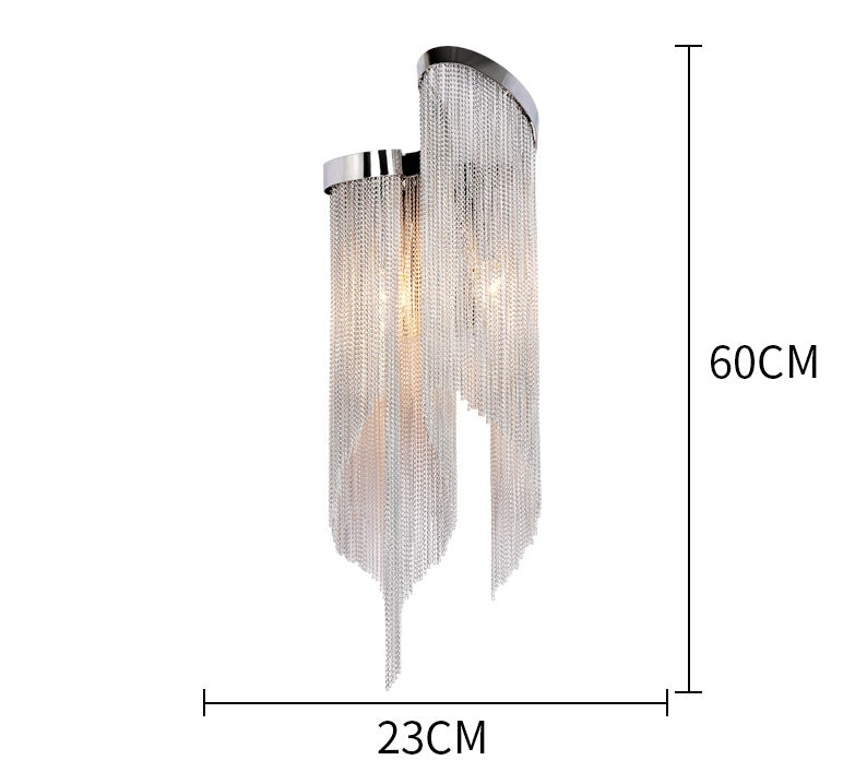 HN Chain Fringe Wall Lamp