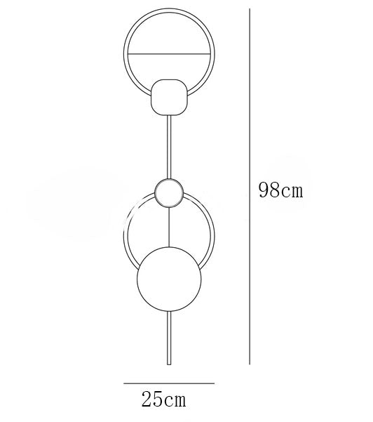 Fashion Jewelry Wall Lamp