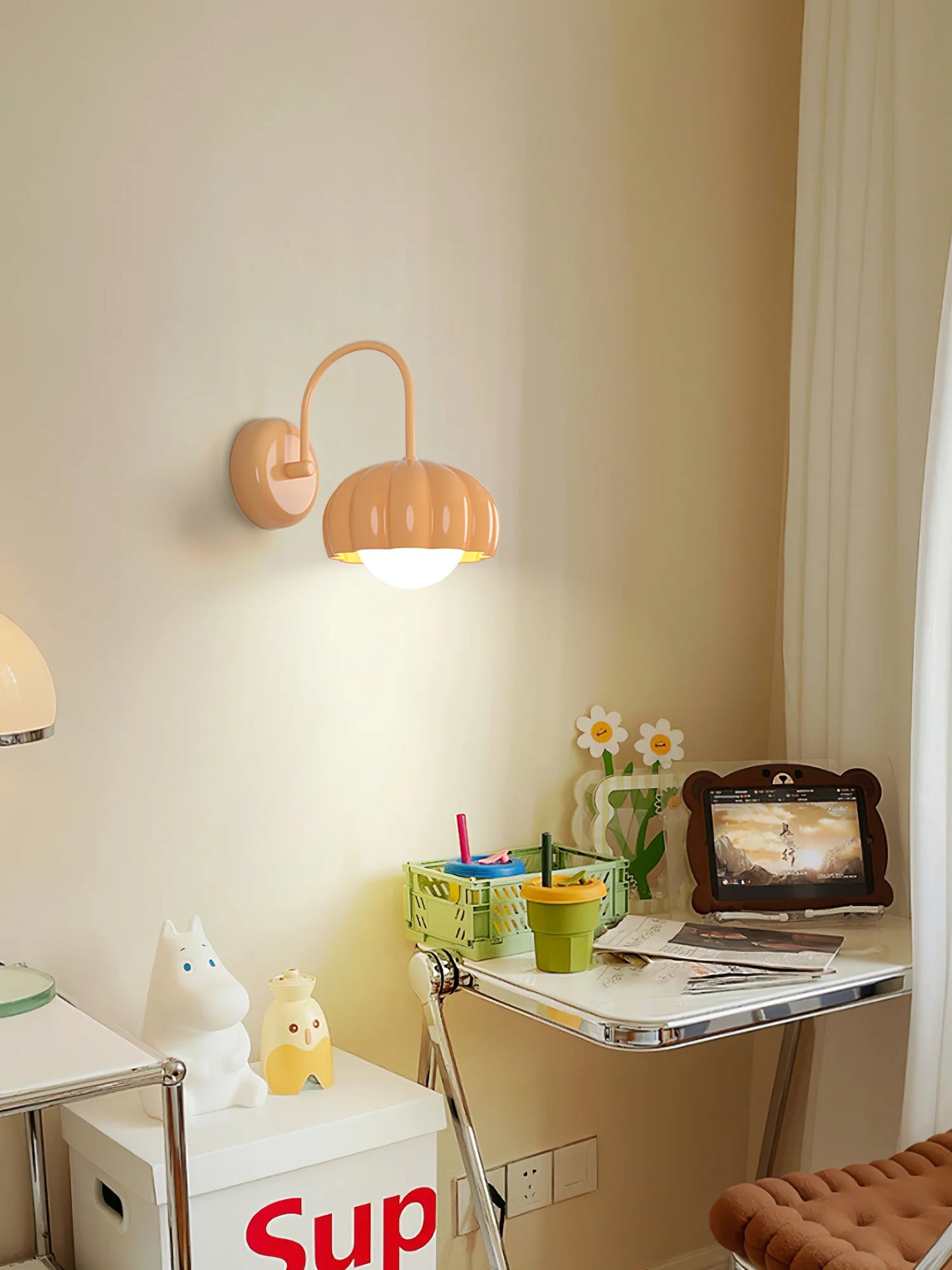 Multicolor Pumpkin Wall Lamp