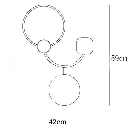 Fashion Jewelry Wall Lamp