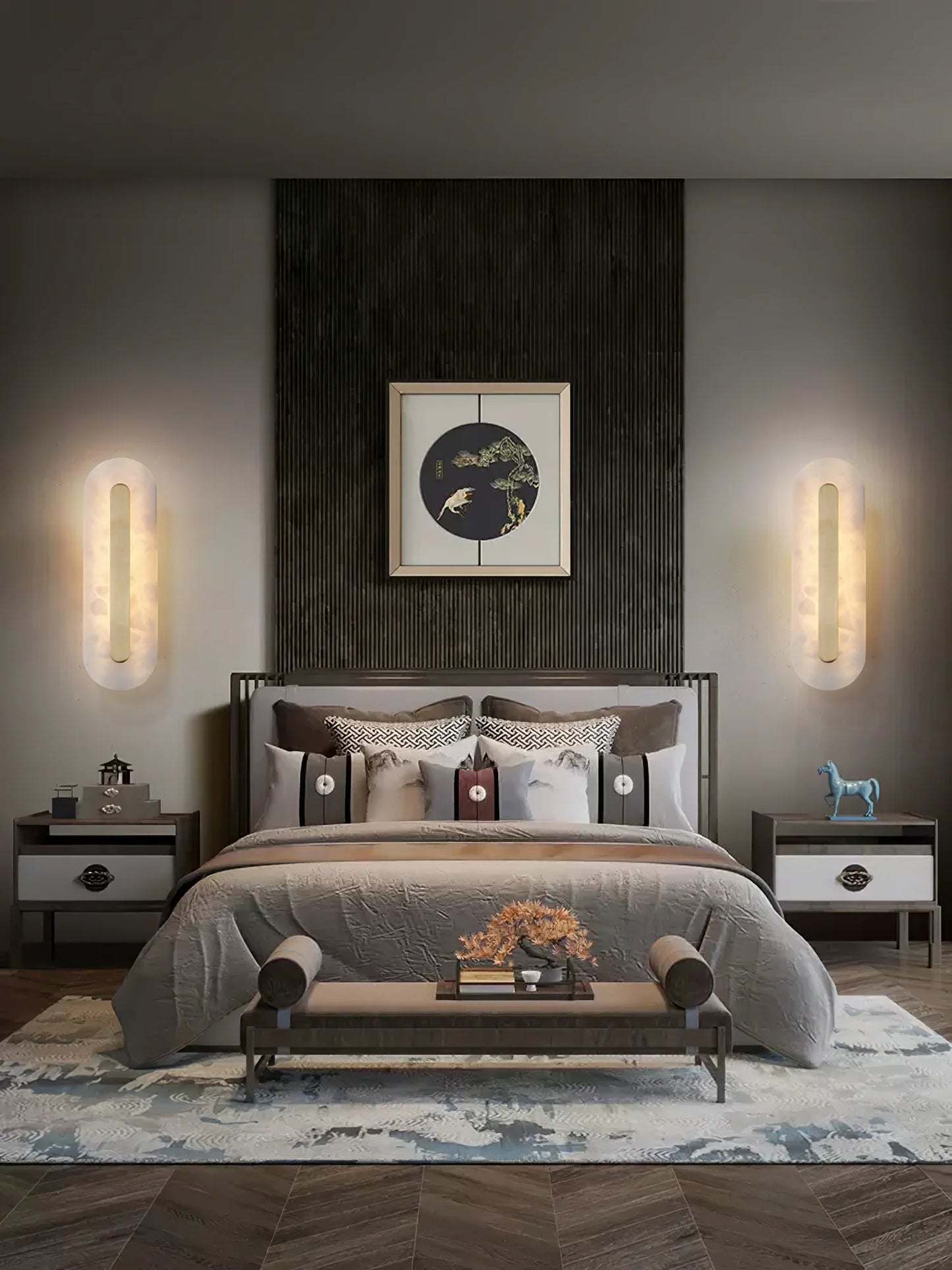 Marble Round Wall Lamp