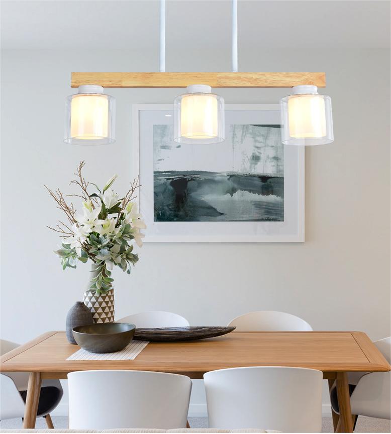 Walnut Aromatherapy Pendant Lamp