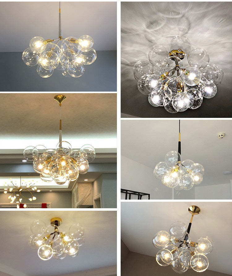 Modern Cluster Bubble Chandelier