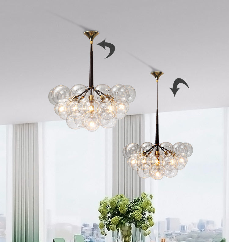 Modern Cluster Bubble Chandelier