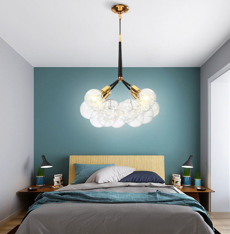 Modern Cluster Bubble Chandelier