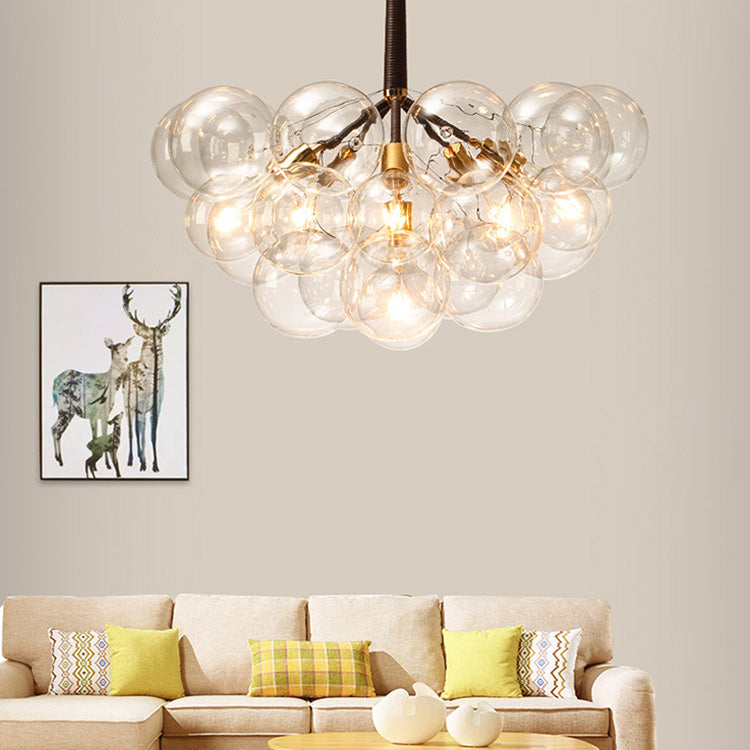 Modern Cluster Bubble Chandelier