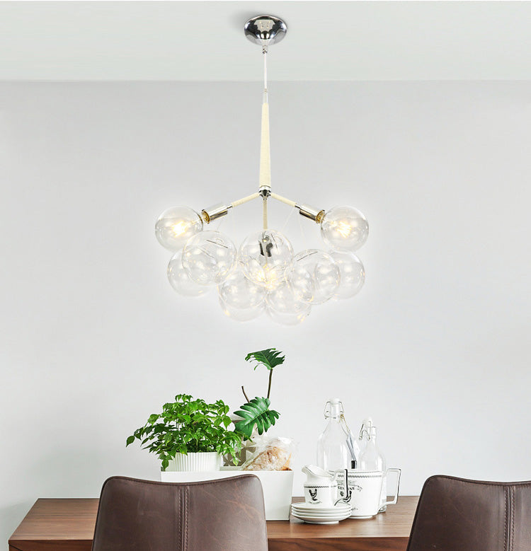 Modern Cluster Bubble Chandelier