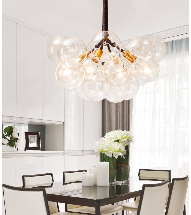 Modern Cluster Bubble Chandelier