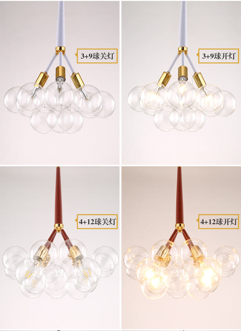 Modern Cluster Bubble Chandelier
