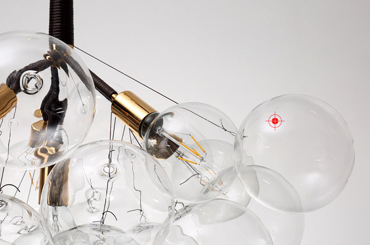 Modern Cluster Bubble Chandelier
