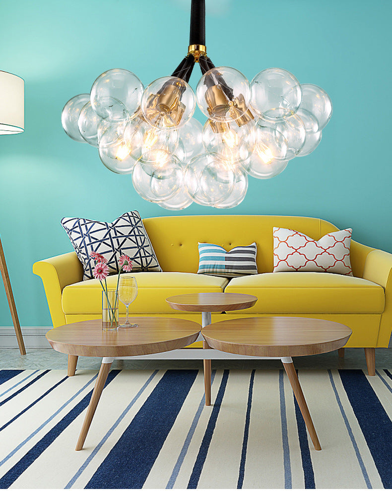 Modern Cluster Bubble Chandelier