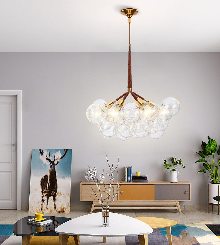 Modern Cluster Bubble Chandelier