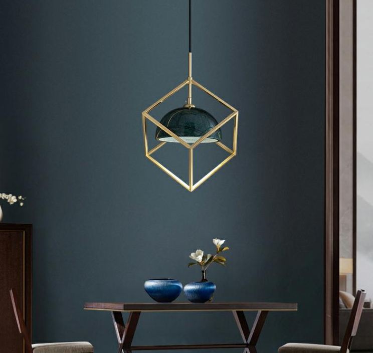 Bronze Marble Pendant Lamp
