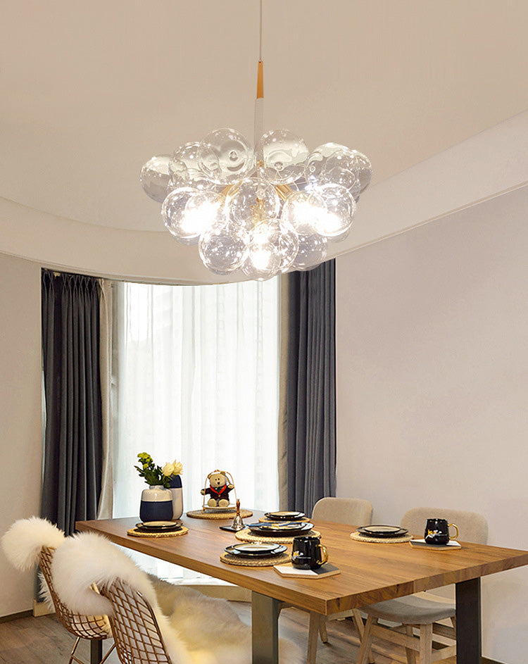Modern Cluster Bubble Chandelier