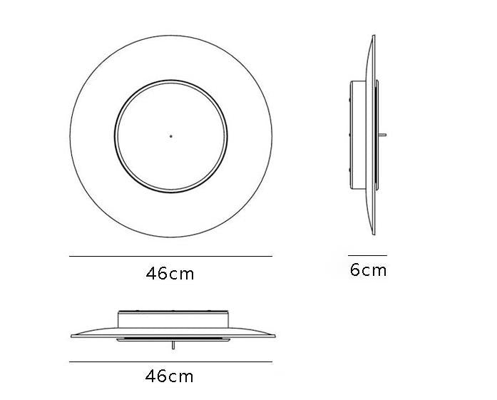 UFO LED Ceiling Lamp Wall Lamp