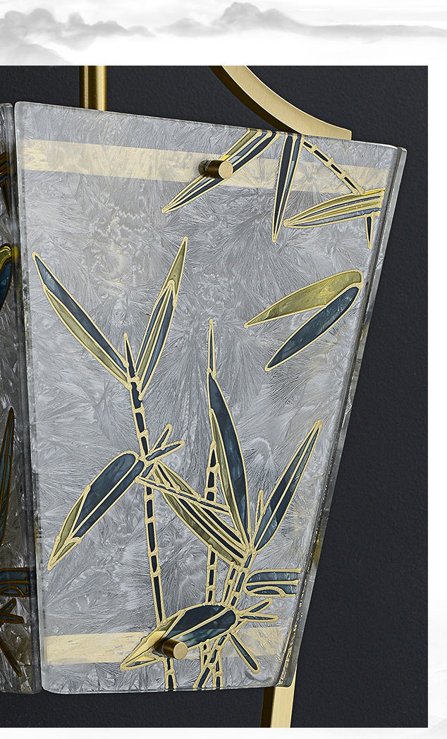 Square Enamelled Wall Lamp