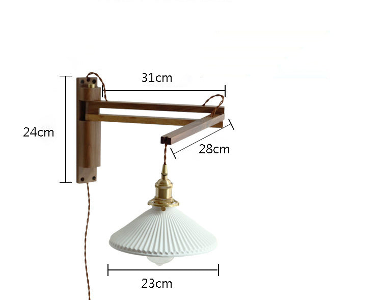 Vintage Folding Wall Lamps