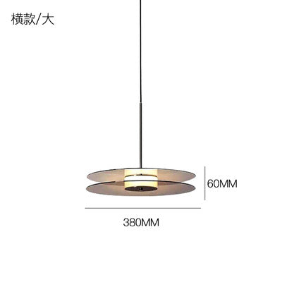Tea Colored LED Glass Pendant Light
