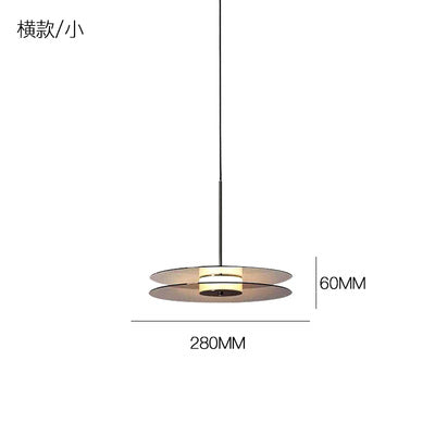 Tea Colored LED Glass Pendant Light