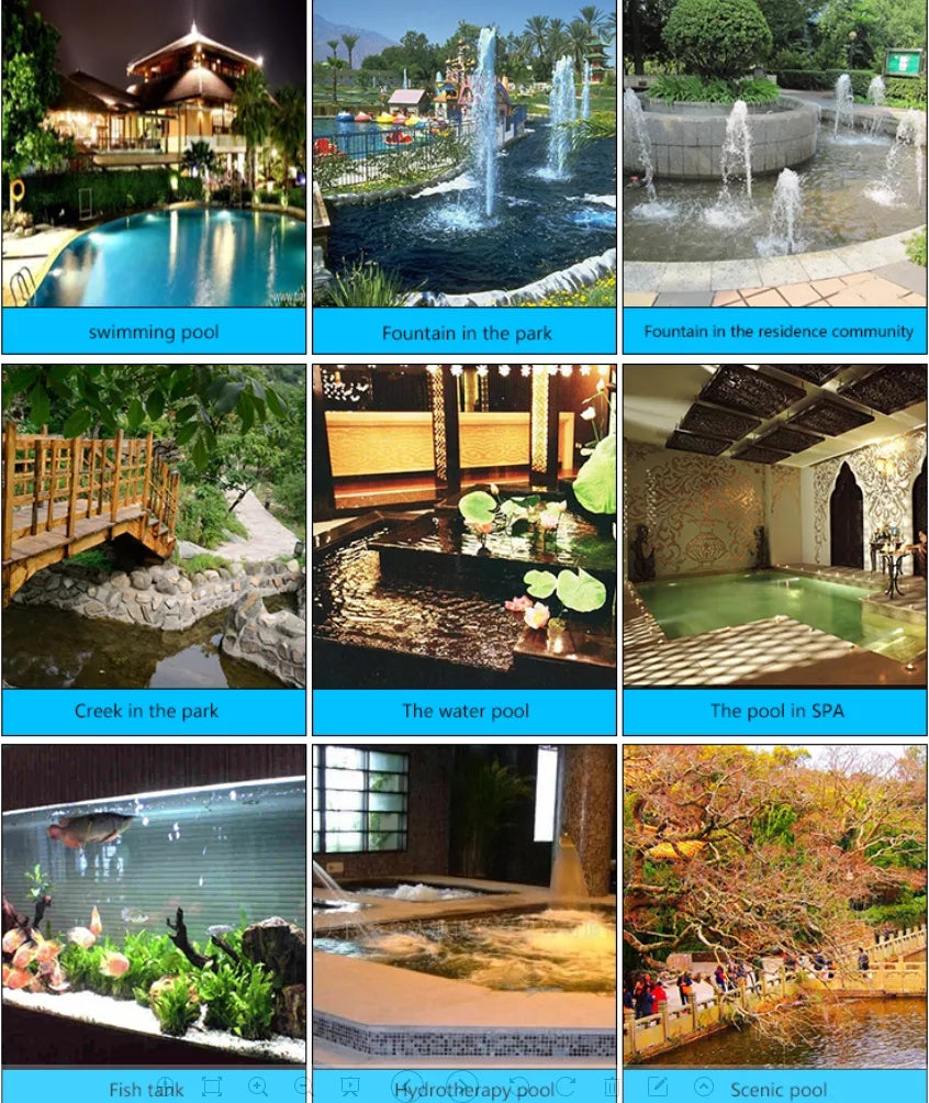 Surface Mounted Underwater RGB LED Pool Light