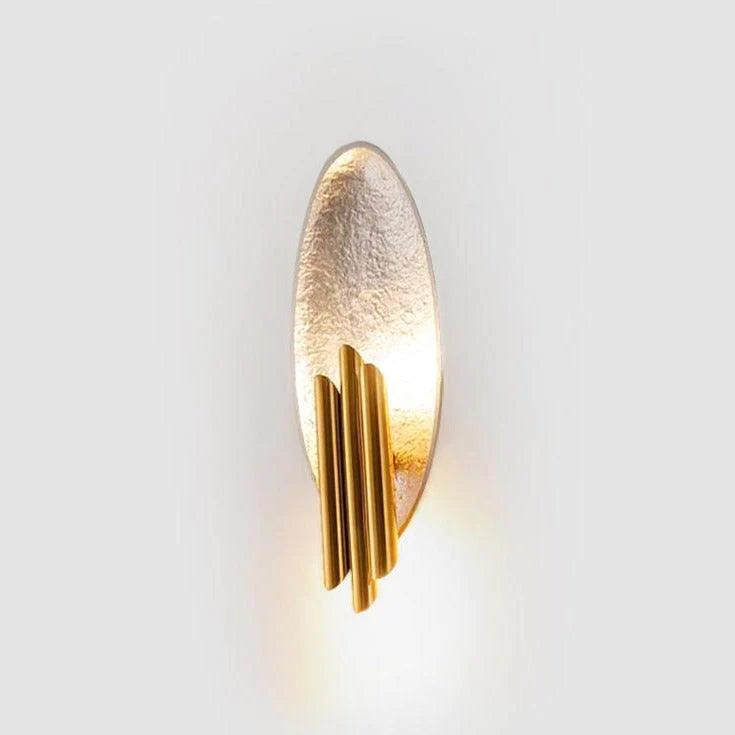 Gold Leaf Wall Lamp