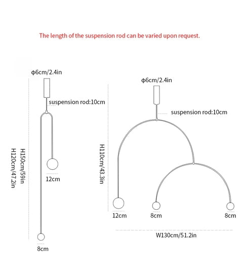 Mobile pendant lights