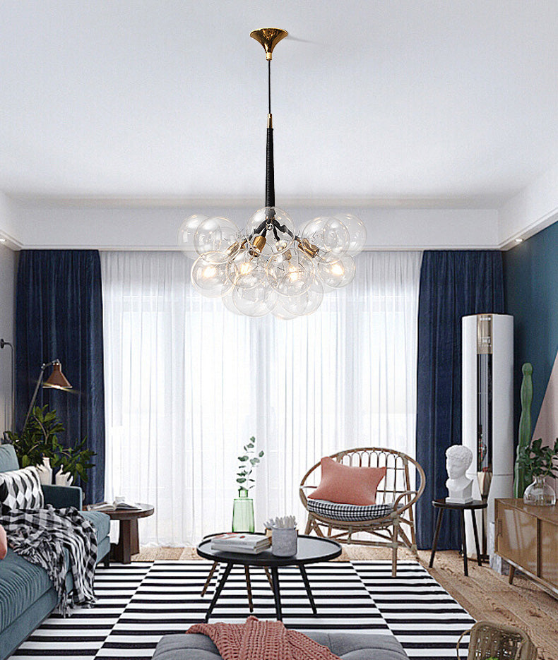 Modern Cluster Bubble Chandelier