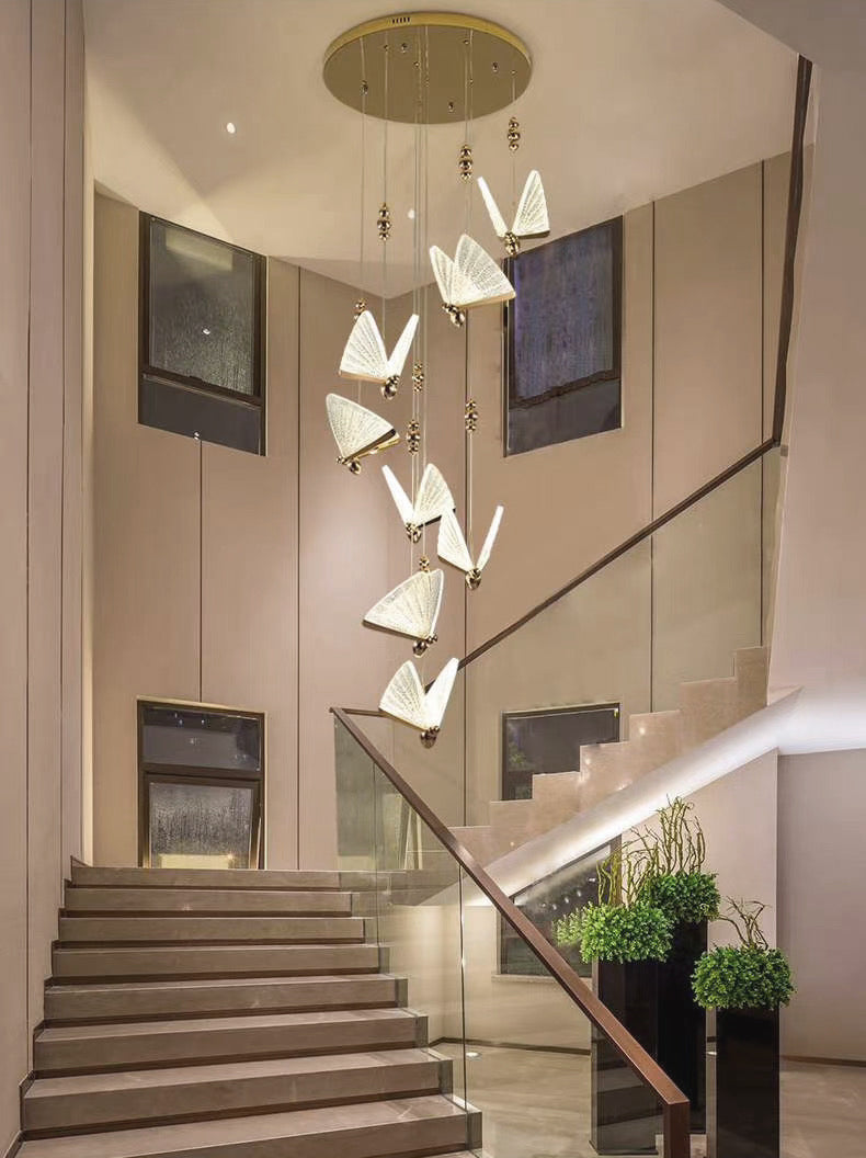 Creative Art Deco Butterfly Pendant Light