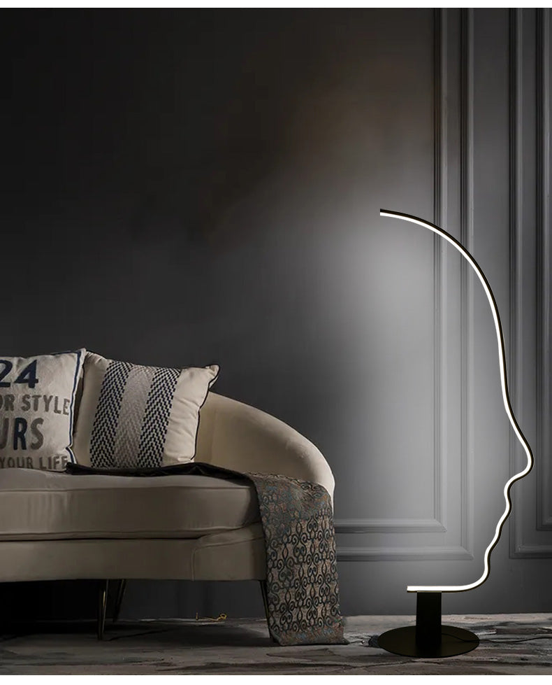 Face-shaped Decor LED Floor Lamp