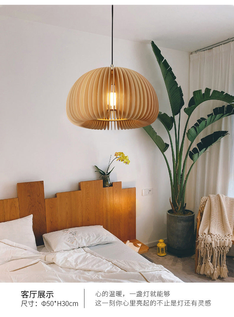 Wooden Pendant Light